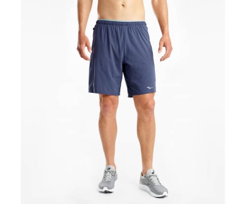 Tenis Saucony Outpace 9" 2-1 Short Hombre Pantalones cortos Ropa Mood Indigo México MX-401-ZG